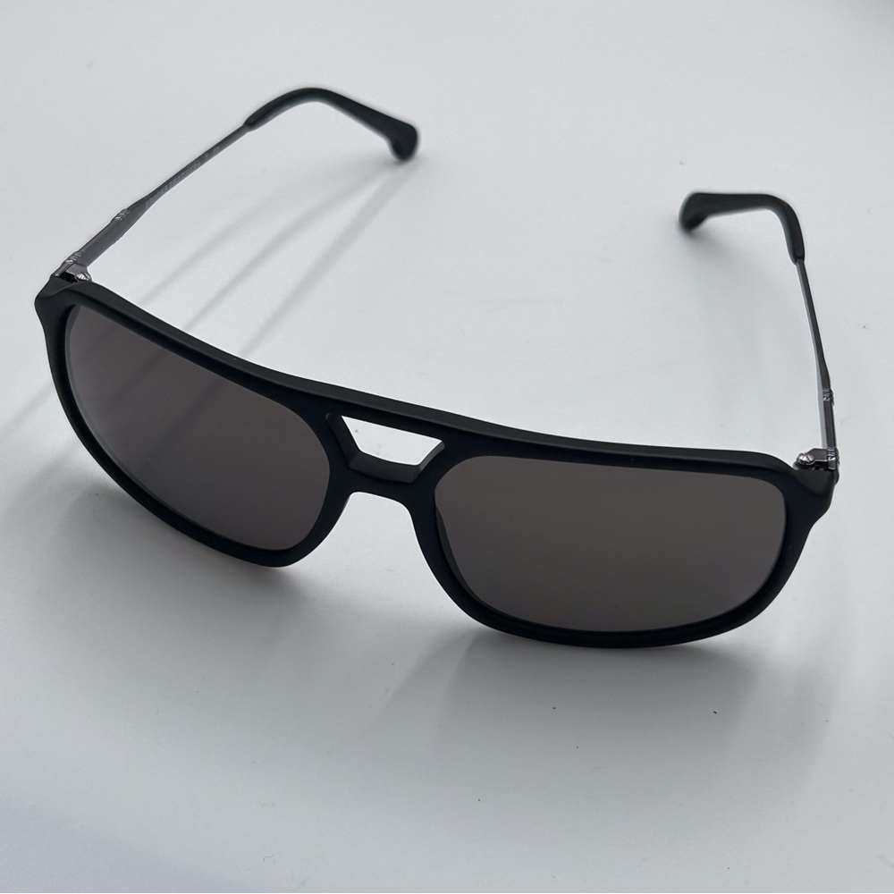 Brooks Brothers Black Square Frame Sunglasses Eyewear